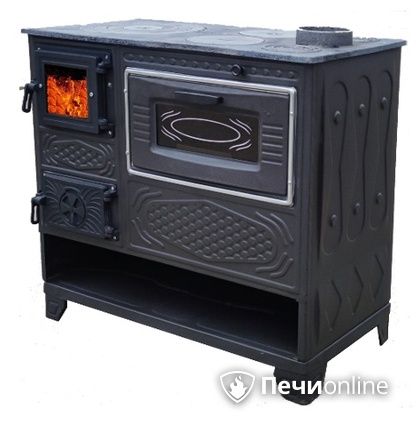 Отопительно-варочная печь МастерПечь ПВ-05С с духовым шкафом, 8.5 кВт в Тобольске